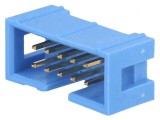 Soclu IDC Tată 10 PIN Aurit 2,54mm 2x5, TE Connectivity