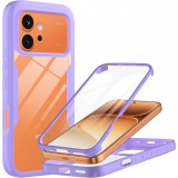 Husa pentru Honor 600 Pro / 600, Techsuit, ColorVerse 360, Mov