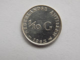 1/10 GULDEN 1963 ANTILELE OLANDEZE-argint