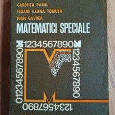 Matematici speciale- G.Pavel, F.I.Tomuta, I.Gavrea