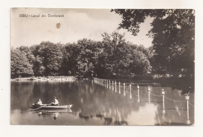 RF69 -Carte Postala- Sibiu, Lacul din Dumbrava, circulata 1961