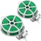 Set 2 role de sarma pentru gradinarit, din sarma si PE, usor de taiat, flexibilitate mare, cu suport si taietor, verde