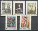 Cehoslovacia 1966 - Picturi din Galeria Naționala, arta, serie neuzata