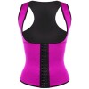 Corset Modelator Talie Viespe cu Bretele Latex, Neopren, Marimi S-XXL, Albastru/Negru/Rosu/Violet