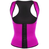 Corset Modelator Talie Viespe cu Bretele, Latex &amp; Neopren, S-XXL (Albastru, Negru, Rosu, Violet)