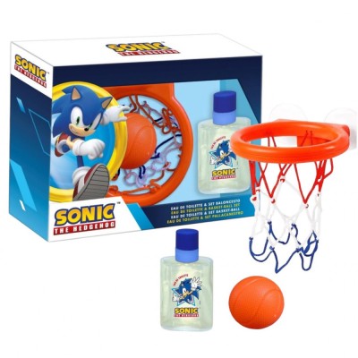Set cu apa de toaleta si cos de basket, pentru baieti, Sonic the Hedgehog 1904 foto