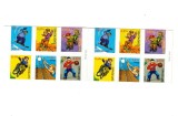 Luxemburg 2002 - Sport, timbre autocolant in carnet