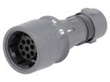 Conector Circular Mufă Mamă 8 PIN Fără Contacte Pe Cablu