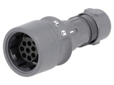 Conector Circular Mufă Mamă 8 PIN Fără Contacte Pe Cablu