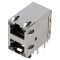 Conector RJ45 ecranat, 8p8c THT
