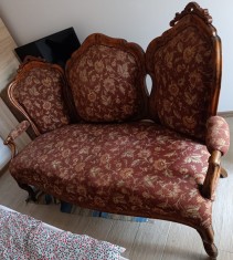 Sofă - canapea stil Louis XV de v&acirc;nzare