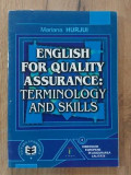 English for quality assurance:terminology and skylls-Mariana Hurjui