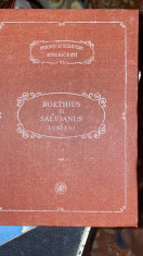 BOETHIUS si SALVIANUS Scrieri/Parin?i ?i Scriitori Biserice?ti, PSB 72 foto