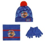 Set Accesorii de Iarnă Paw Patrol pentru Copii - Caciulă, Fular și Mănuși, CMCLASS