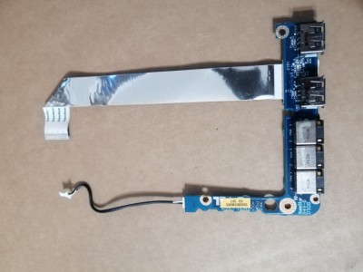 placa audio + usb sunet usburi Dell Studio XPS 1640 1647 1645 16 PP35L 0k246f foto