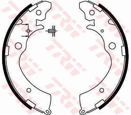 TRW GS8559 Set saboti frana