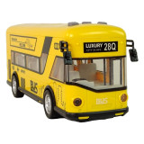 Autobuz scolar cu functie deschidere usi, sunete si lumini City Bus, Oem