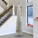 VidaXL Brad de Crăciun artificial Verde 300 cm PVC și oțel și plastic 3395070