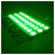 Modul 3 LED-uri 12V 1.5W 150lm SMD2835 verde P67 V-TAC