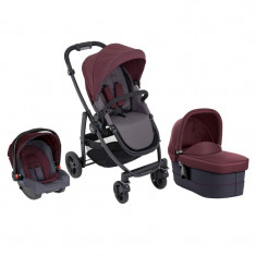 Carucior Graco Evo 3 in 1 Crimson, 94 x 60.5 x 111 cm, 0 luni+ foto