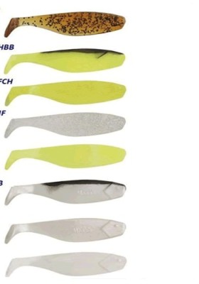 Shad Mann&amp;#039;s Soft 8cm White 5 buc foto