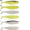 Shad Mann&#039;s Soft 8cm Hot Yellow 5 buc