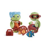 Set de joaca Hape colectia Green Planet Explorers, Kayl &amp;amp; Wai, 11 piese