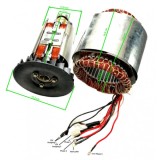 Cumpara ieftin Stator si Rotor Generator 5-6 KW (Gx 390, 188 ) Cupru (Trifazic)