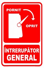 Semn pentru intrerupator inchis si deschis foto