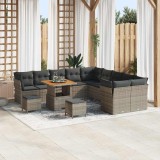VidaXL Set de canapele pentru grădină 13 pcs Gri 80 x 80 x 71 cm