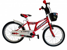 Bicicleta copii UMIT Z.Trend , culoare Rosu , roata 20&amp;quot; , otelPB Cod:20020000002 foto