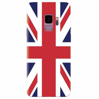 Husa silicon pentru Samsung S9, UK Flag Illustration foto