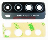 Geam Camera Spate Huawei P Smart 2021 Negru / Black, Sticla Protectie Obiectiv, Inlocuire