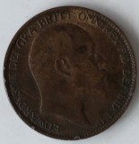 Moneda Regatul Unit - 1 Farthing 1906, Europa