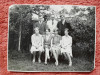 Fotografie, familie la ceai party, Cambridge 1927, gradina din 19 Pretoria Rd, parintii lui Geo (dr. Litarczek, parintele radiologiei romanesti)