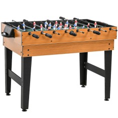 HOMCOM Masă de Joc 4 &icirc;n 1 cu Fotbal de Masă, Biliard, Ping-Pong și Air Hockey, V&acirc;rstă 6+ Ani, 107x61x84,5 cm, Multicolor | Aosom Romania