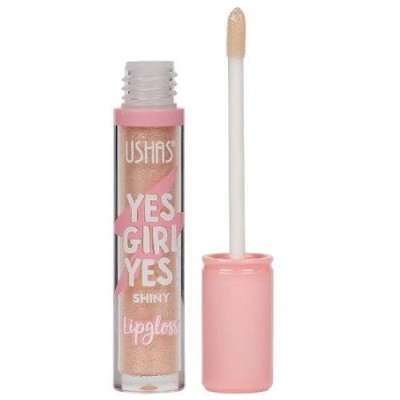 Luciu de buze stralucitor, Ushas, Yes Girl Yes, Shiny Lipgloss, Bej, 02 foto