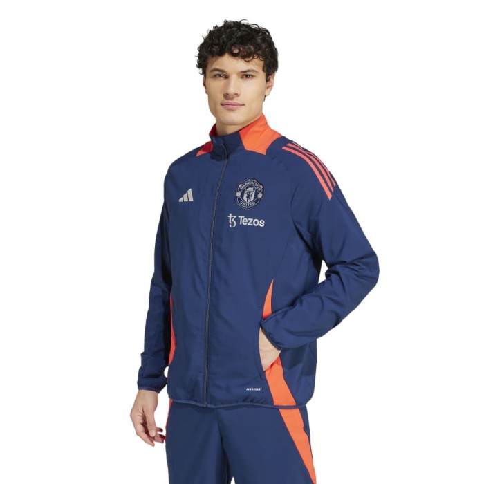 Manchester United geacă de bărbați Presentation indigo - S
