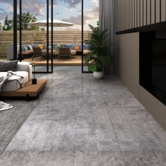 Gossi placi pardoseala autoadezive, gri beton, 5,21 m2, 2 mm, pvc