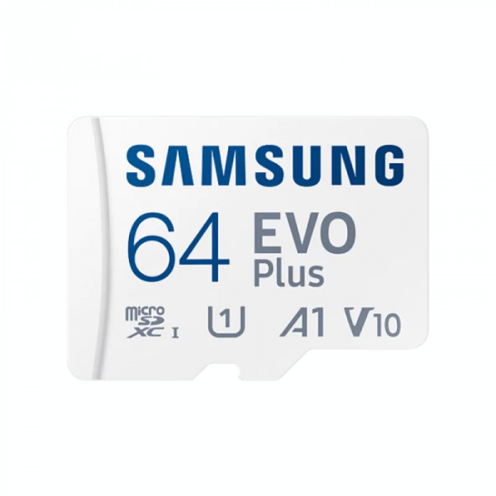 Card memorie microSDXC si adaptor Samsung EVO Plus MB-MC64KA/EU