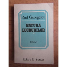 Paul Georgescu - Natura lucrurilor