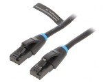 Patch Cord UTP Cat6 Negru 1.5m, Vention