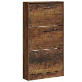 Cumpara ieftin Pantofar, stejar fumuriu, 59x17x108 cm, lemn compozit