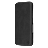 Husa tip carte pentru samsung galaxy a05s, techsuit, inchidere magnetica, black