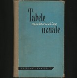 Tabele Matematice Uzuale - Editura Tehnica - Carte Matematica, Formule, Calcul