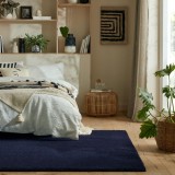 Cumpara ieftin Covor Fluffy Washable Bleumarin 80X150 cm, Flair Rugs