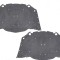 Capitonaj izolatie capota motor Mercedes Clasa S (W221) 09.2005-06.2009, fata, Material amortizare zgomot