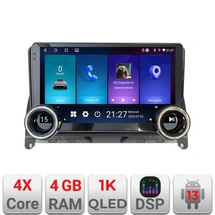 Navigatie Mercedes W204 2008-2012 Kit-W204 Edotec 4+64 10.5 inch Incell 1K android Wifi 5Ghz gps internet CarStore Technology