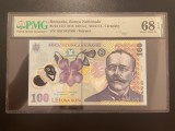Romania 100 lei 2015 pick 121f grad 68 pmg