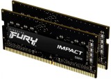 KINGSTON 32GB 3200MHz DDR4 CL20 SODIMM Kit of 2 FURY Impact, &quot;KF432S20IBK2/32&quot;